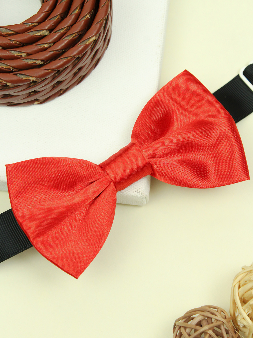 Kavove Men Red Bow Tie