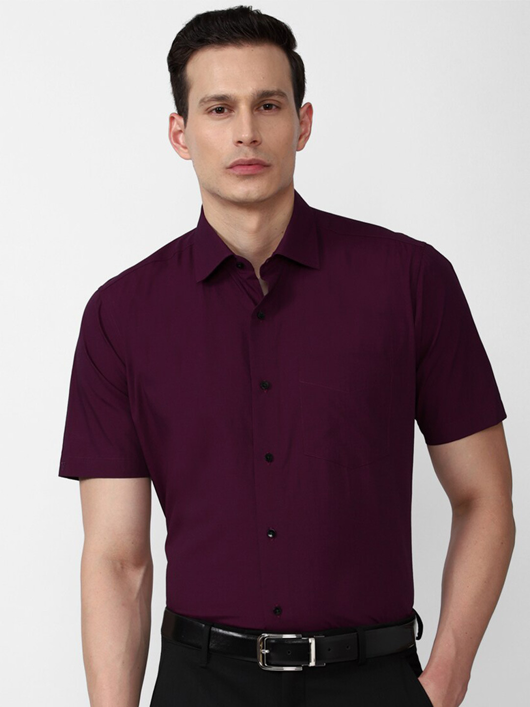 Van Heusen Men Purple Formal Shirt