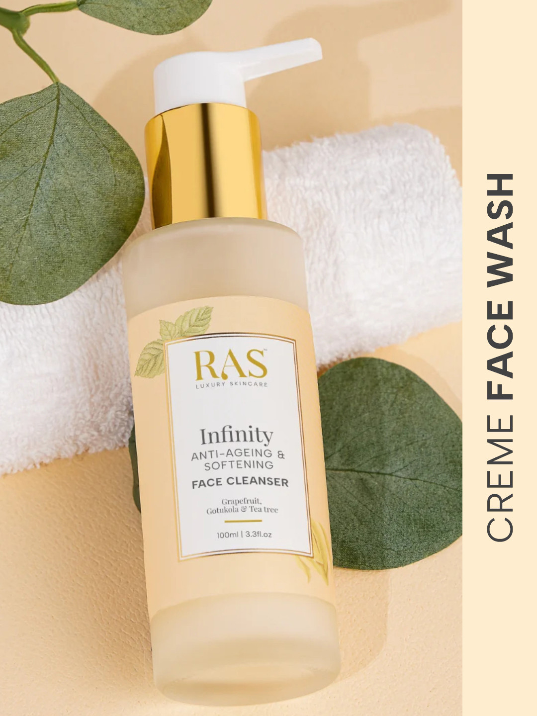 RAS LUXURY OILS Infinity Anti Ageing & Softening Face Cleanser with Shea Butter - 100 ml