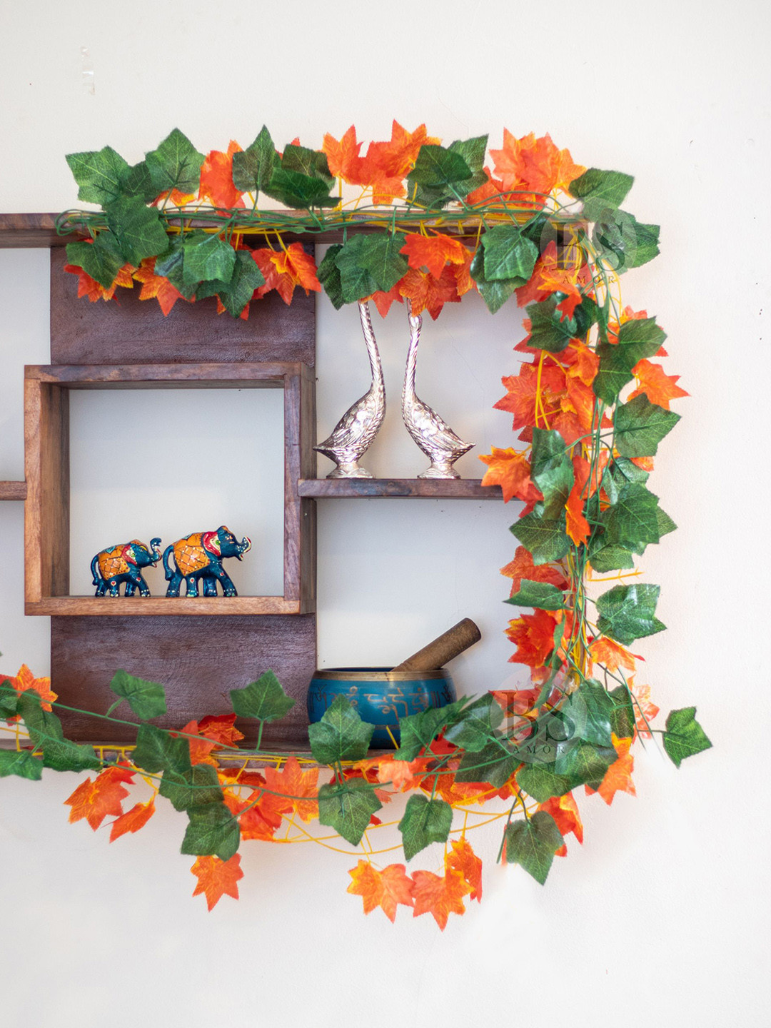 BS AMOR Set Of 4 Artificial Maple Creeper Plant Strings