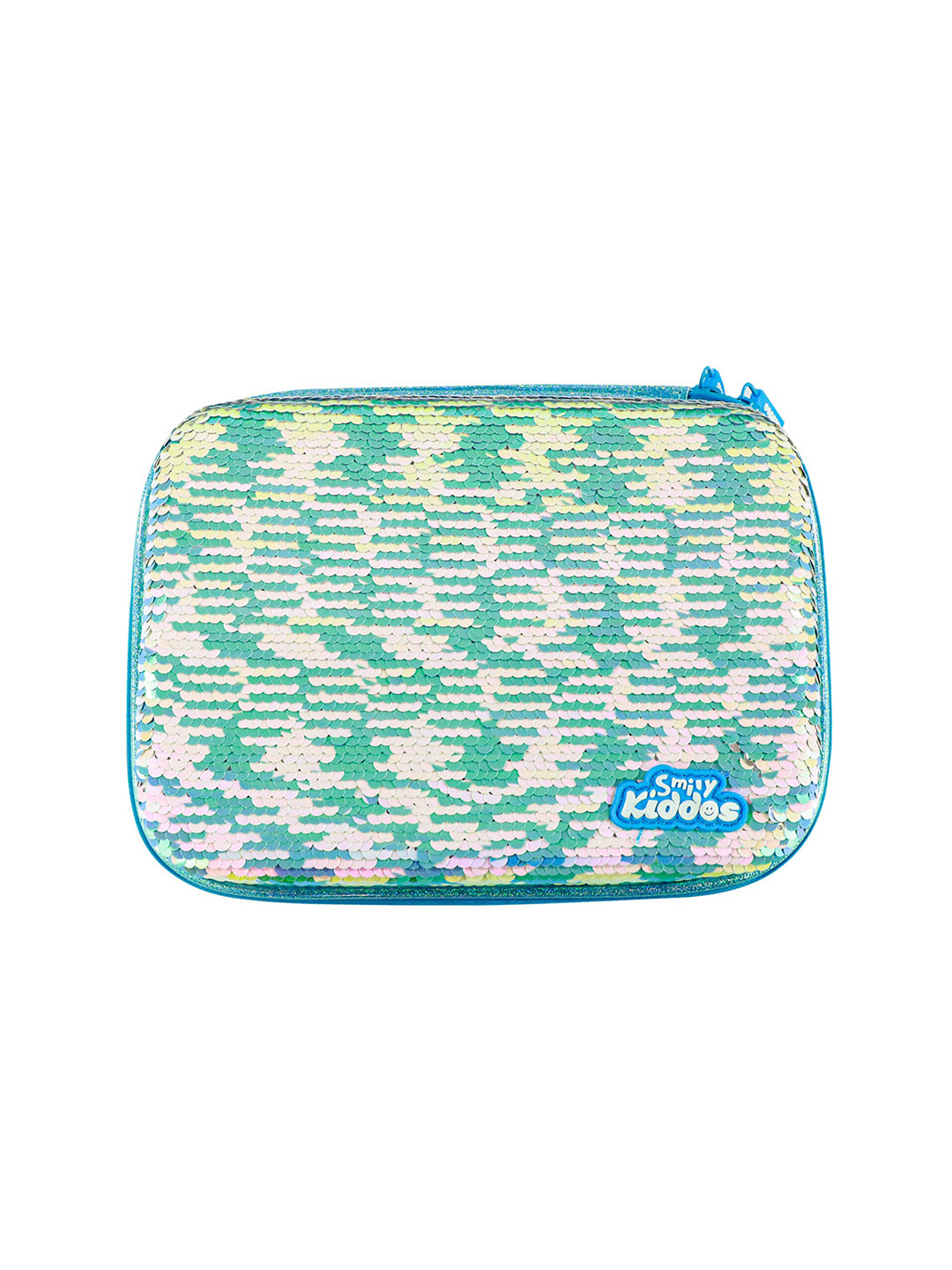 Smily Kiddos Kids Blue Rainbow Unicorn Pencil Case