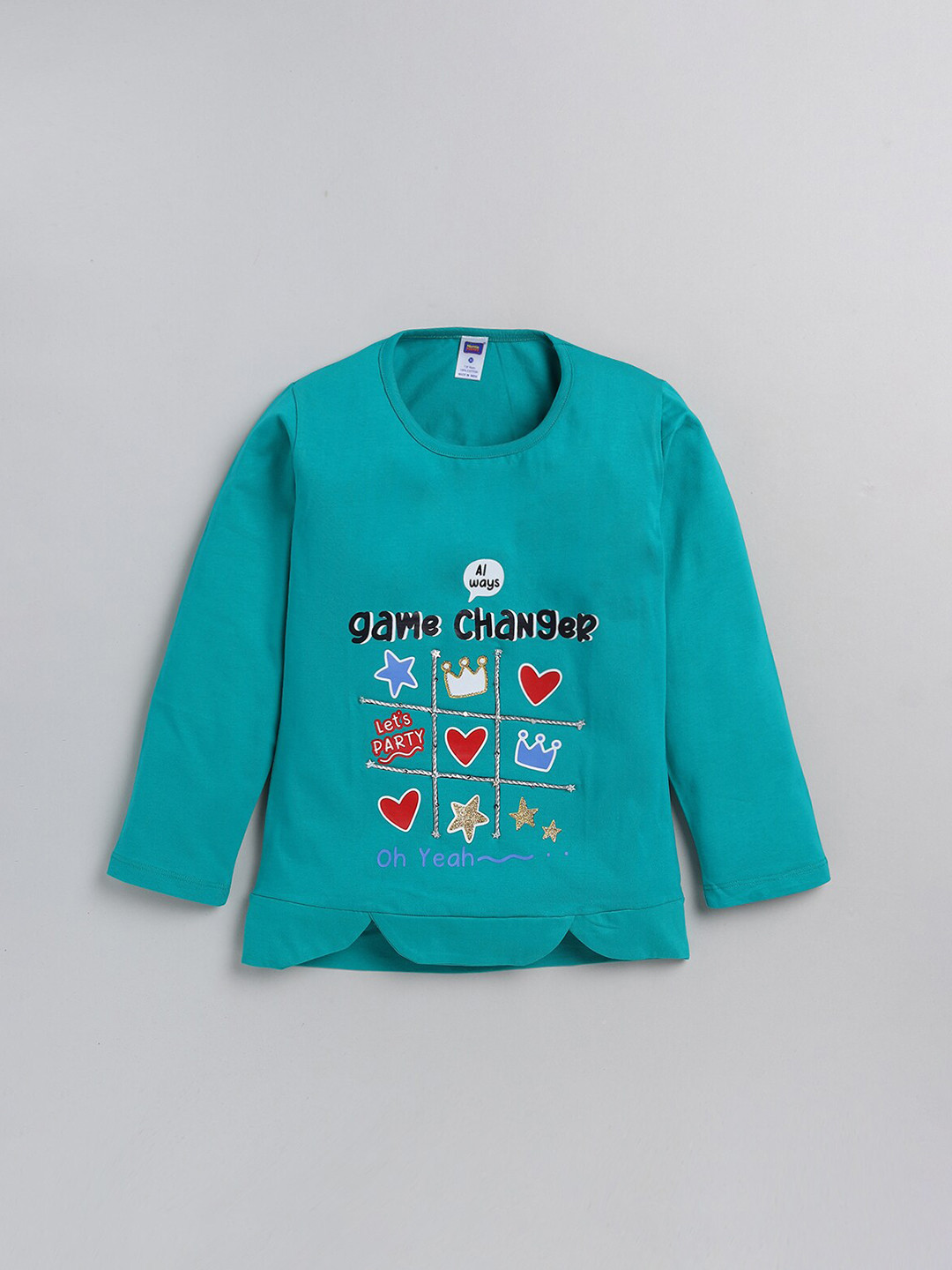 Nottie Planet Green Print Top