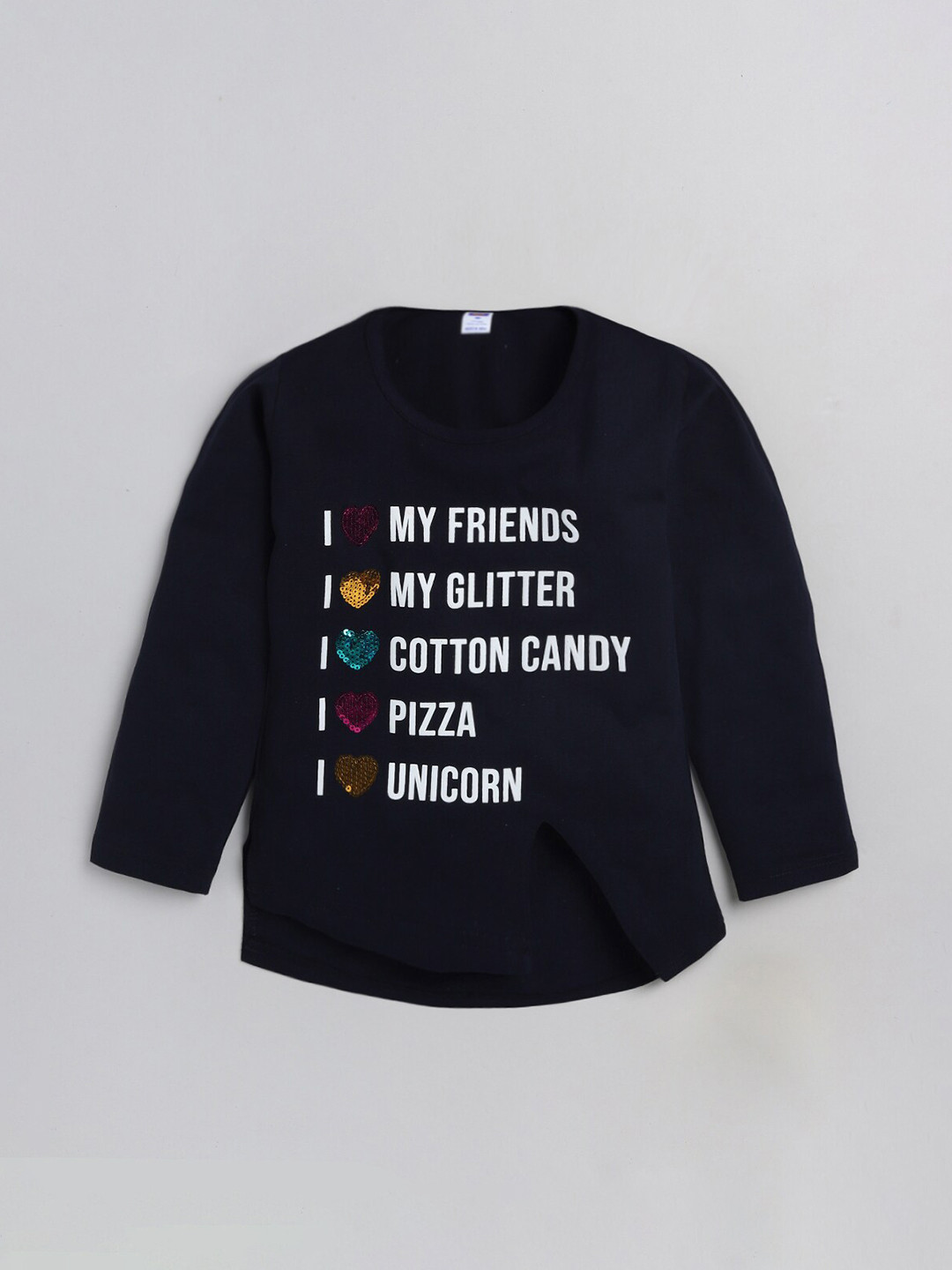 Nottie Planet Navy Blue Print Top