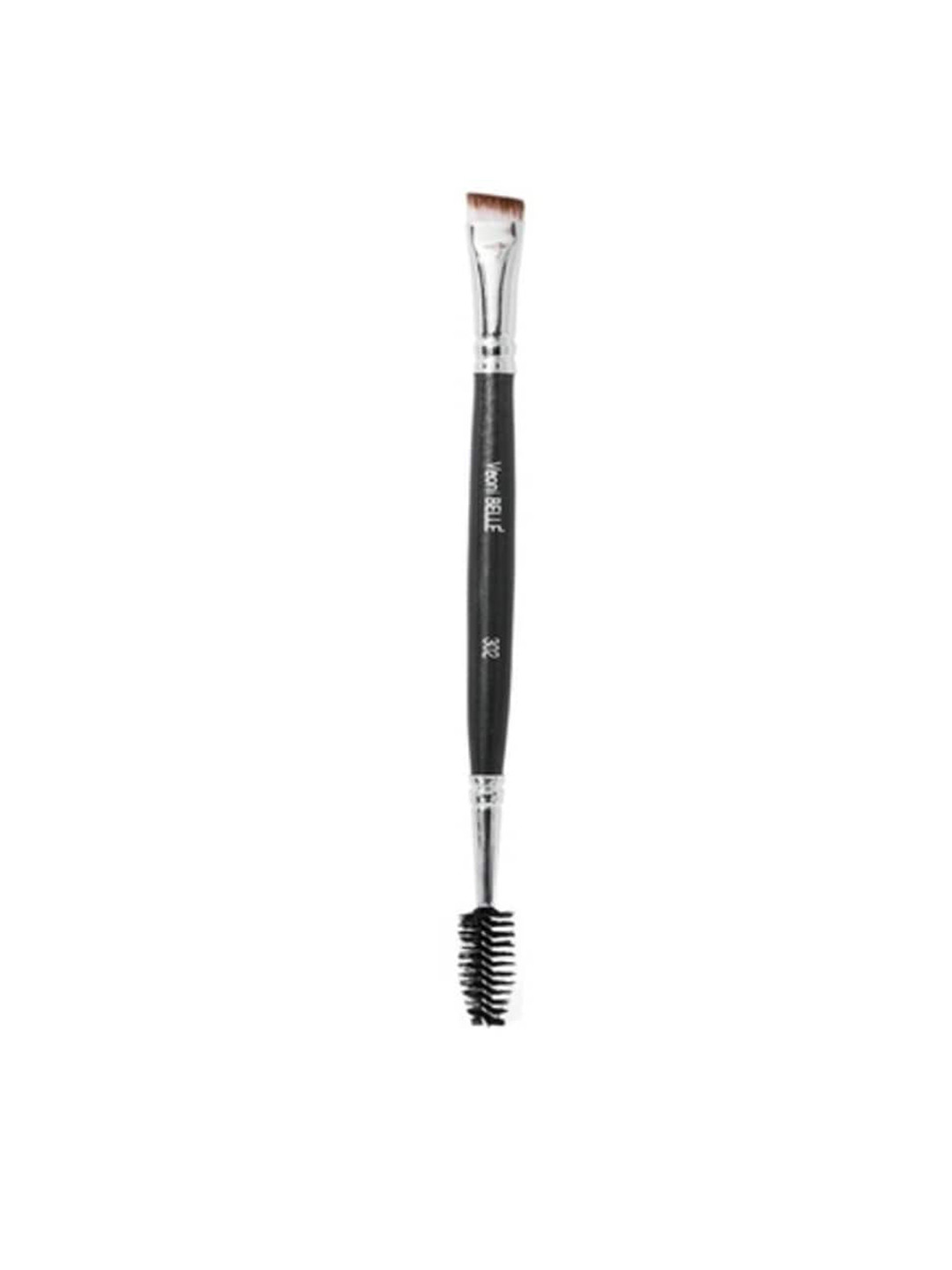 Veoni BELLE Dual Ended Angular Eyebrow Brush With Spoolie