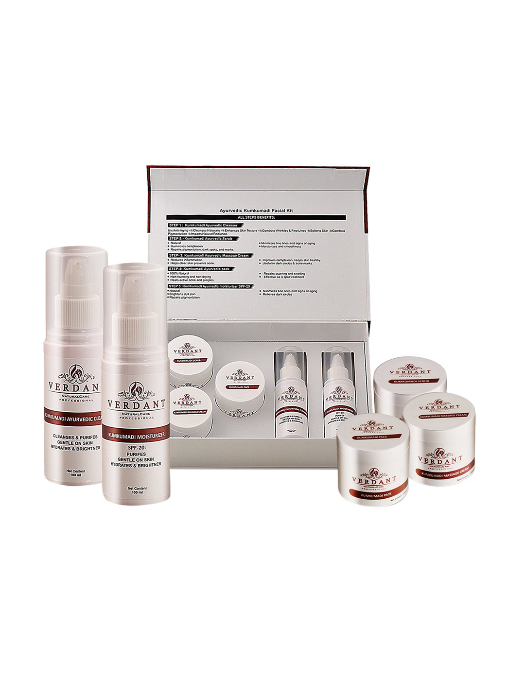 Verdant Natural Care Professional 5-in-1 Kumkumadi Facial Kit - 500g