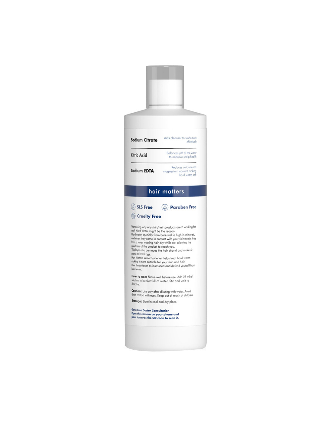 Man Matters Men White Water Softener