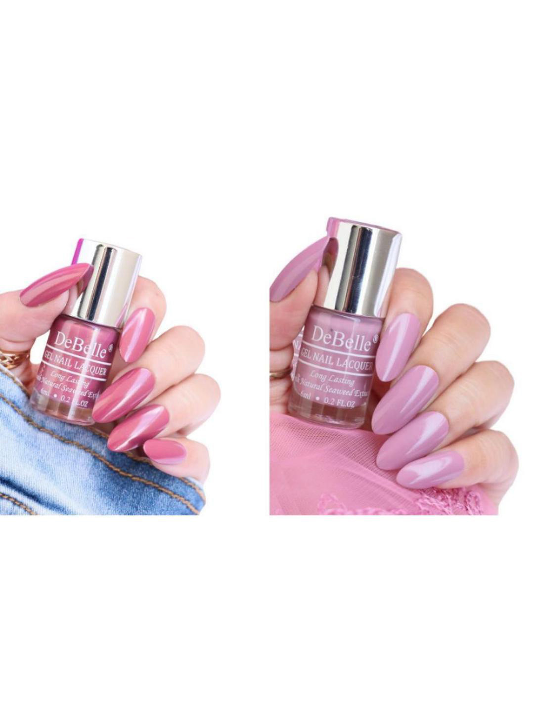 DeBelle  Set Of 2 Gel Nail Lacquers-Poise Nicole & Glamorous Jessica, 12ml