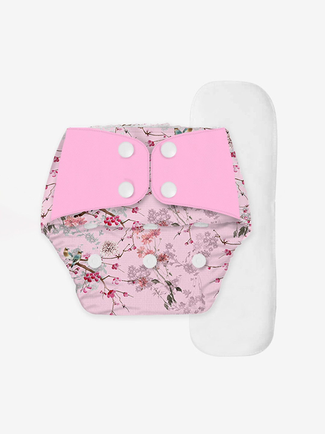 Snugkins Infants Cloth Diaper with Wet-Free Microfiber Terry Soaker