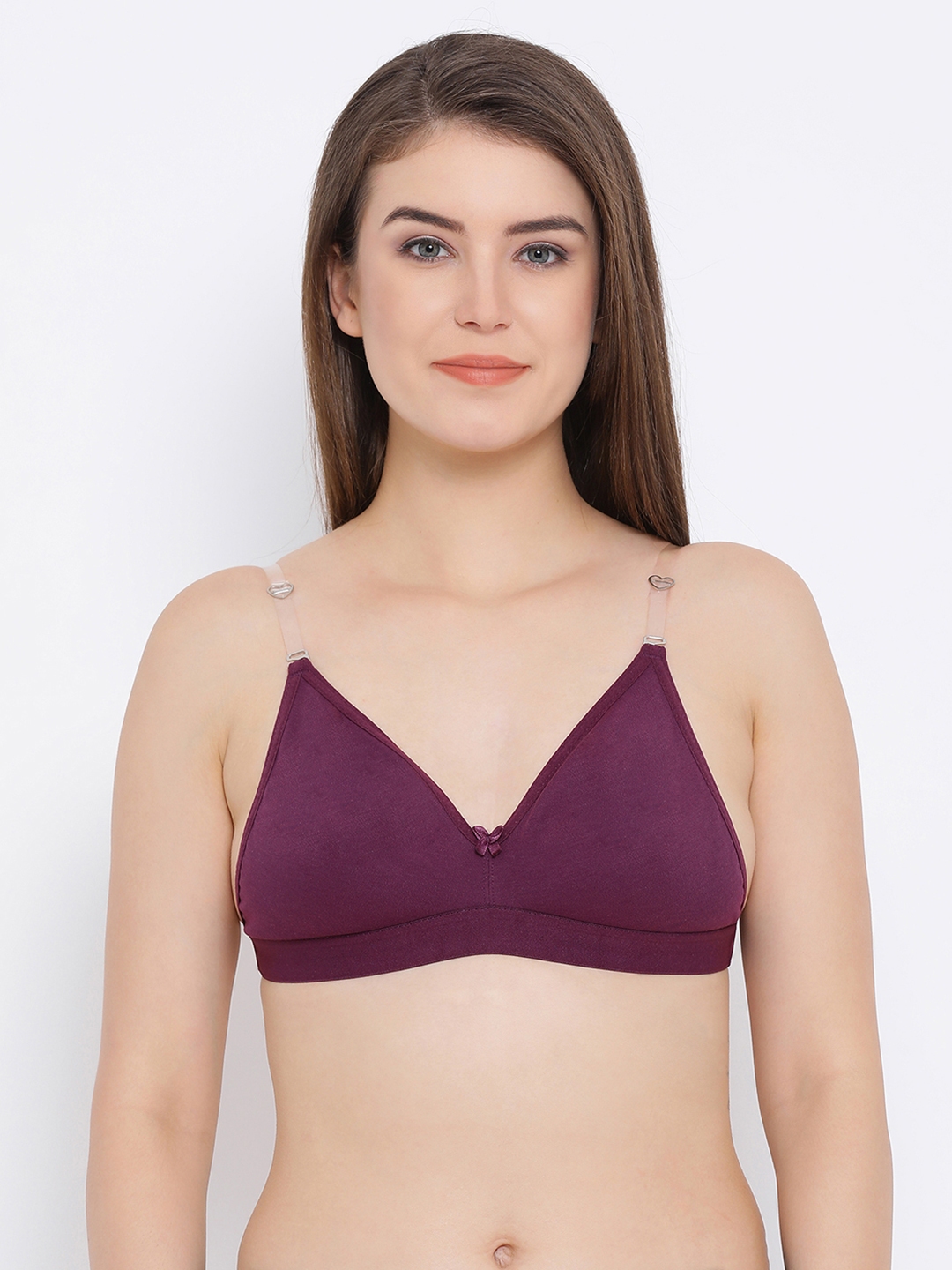 Buy Clovia Cotton Rich Non Padded Non Wired Full Cup Backless