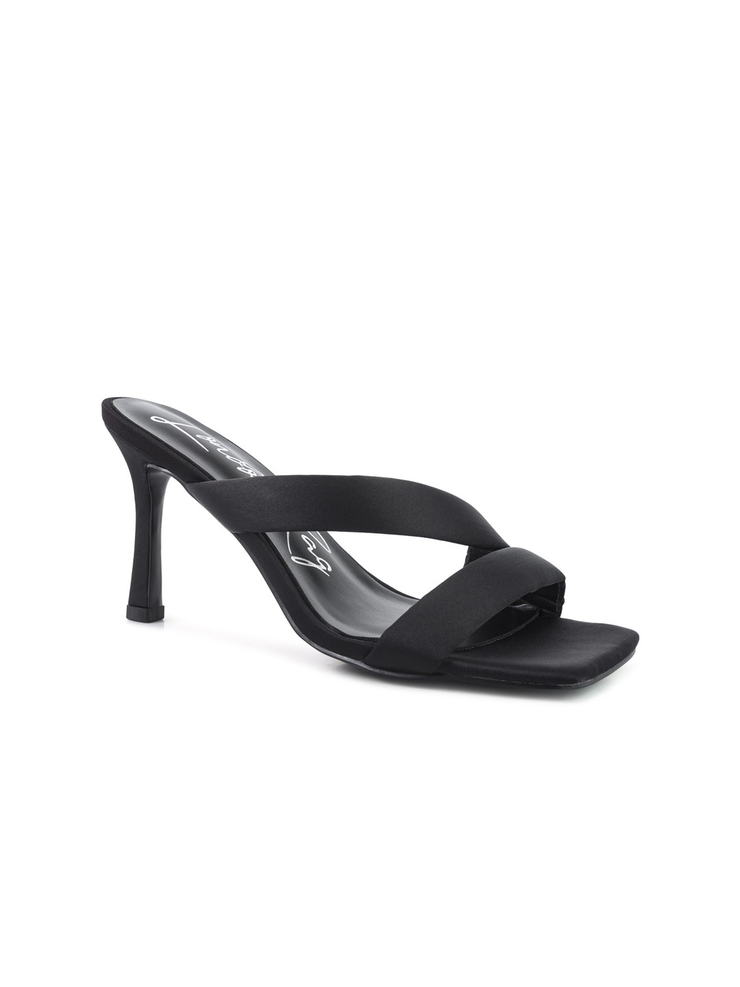 London Rag Black Party Sandals