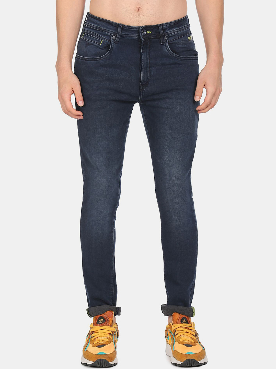 Flying Machine Men Blue Slim Fit Clean Look Casual Jeans
