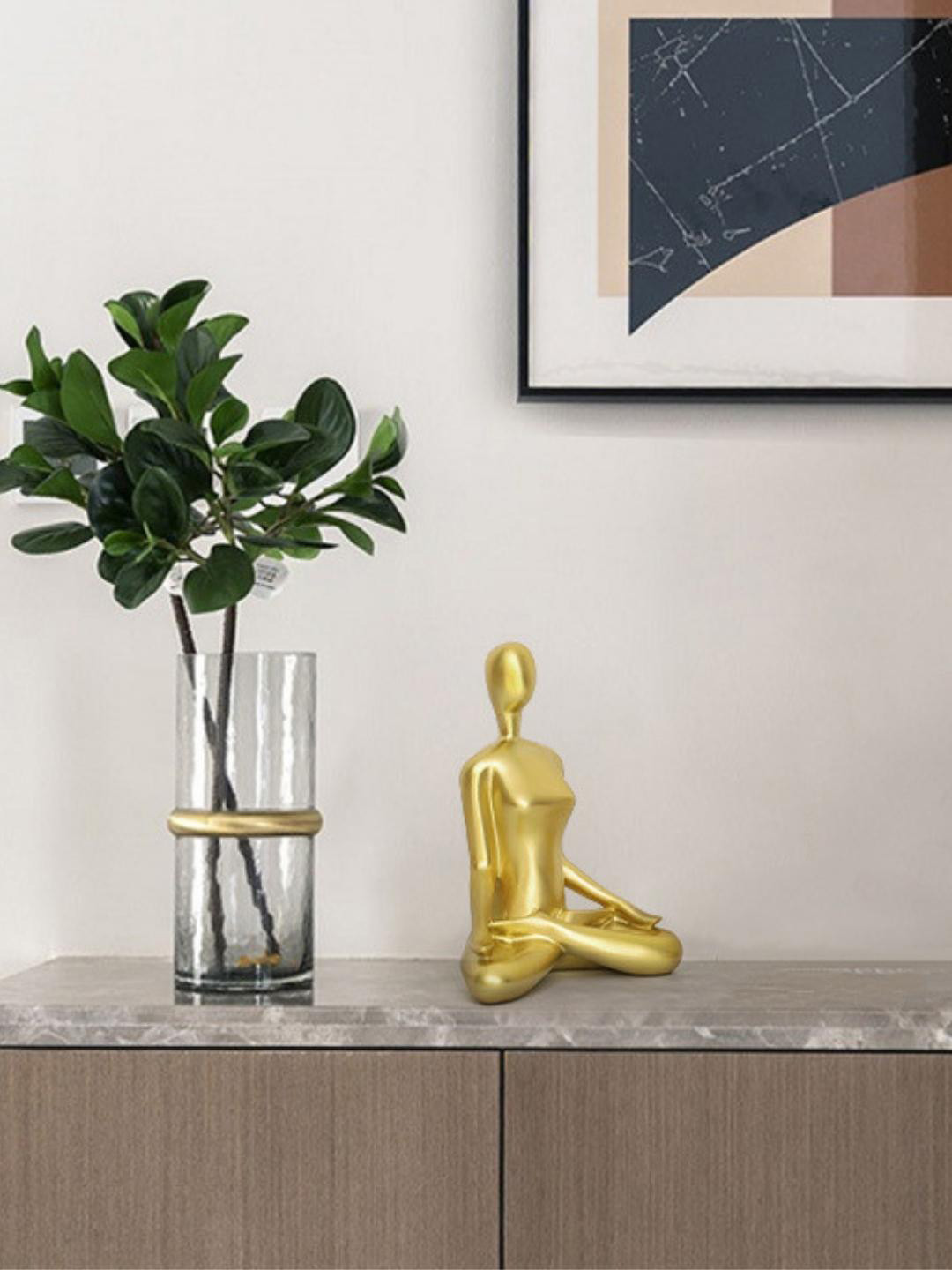 Nestasia Gold-Toned Yoga Showpieces