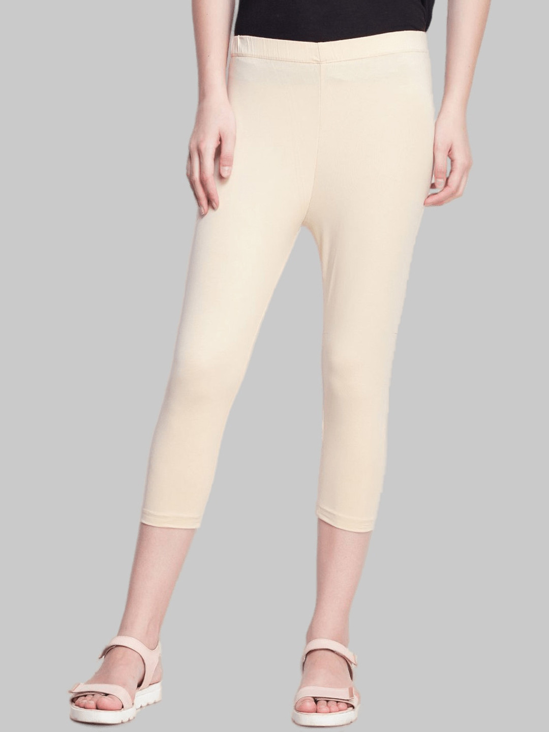 Dollar Missy Women Cotton Super Soft All Purpose Capri with Super Stretch