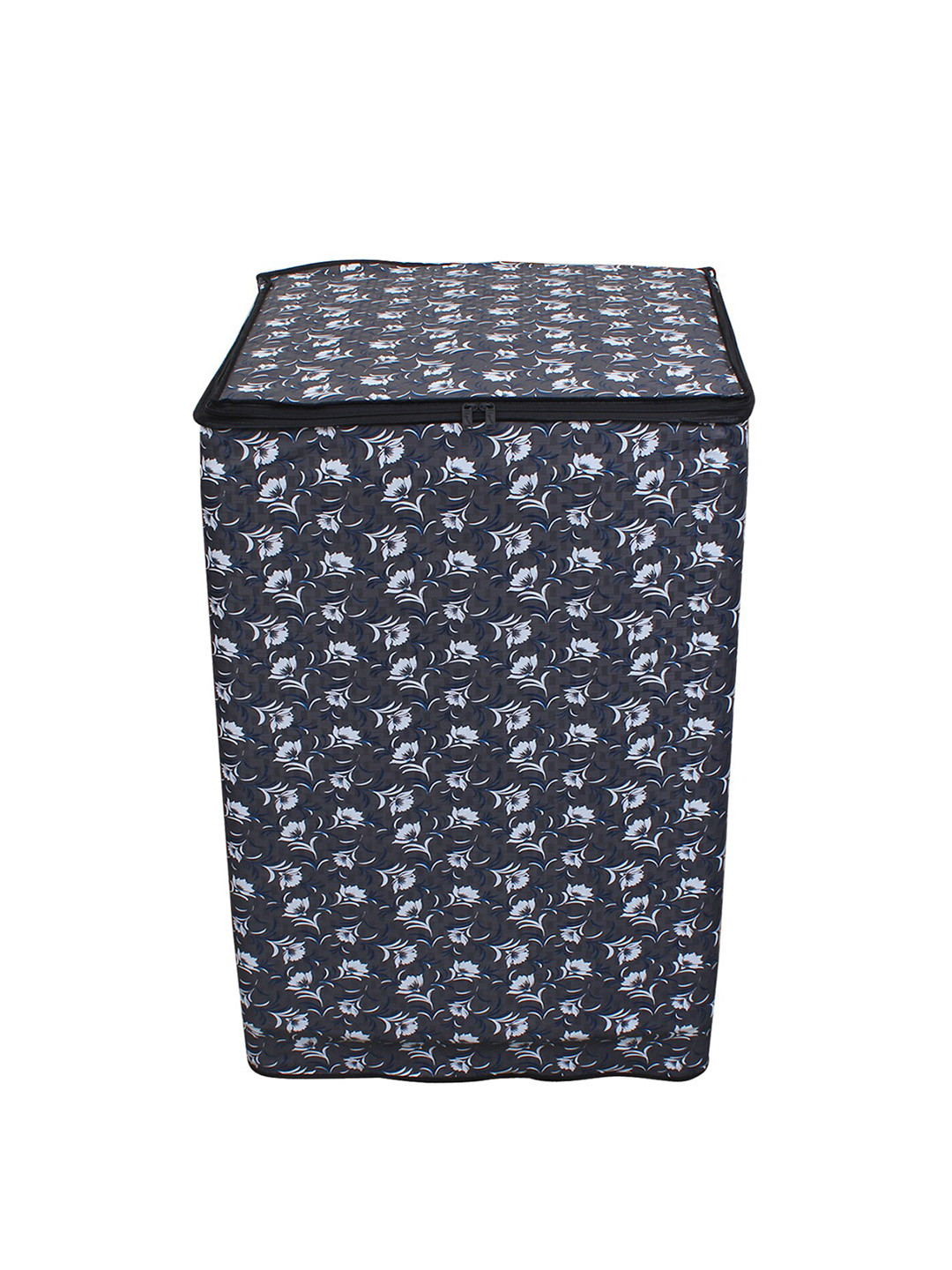 DREAM CARE Grey & White Printed Top Load Washing Machine Covers