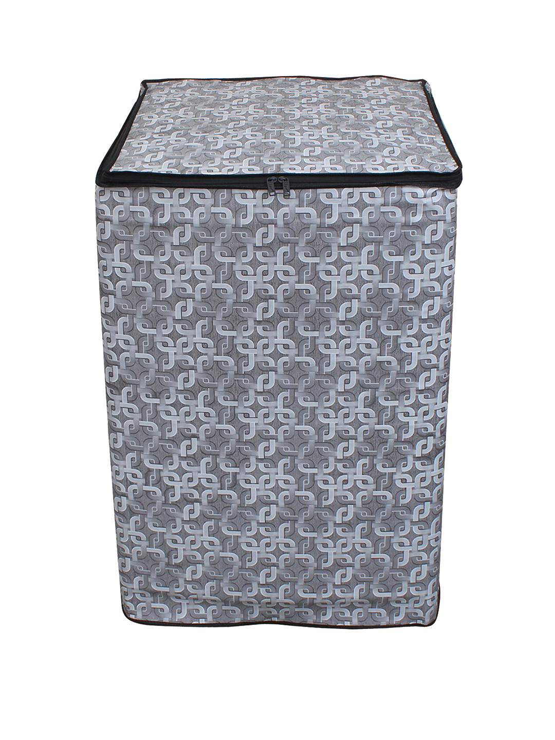 DREAM CARE Grey Printed Top Load Washing Machine Cover