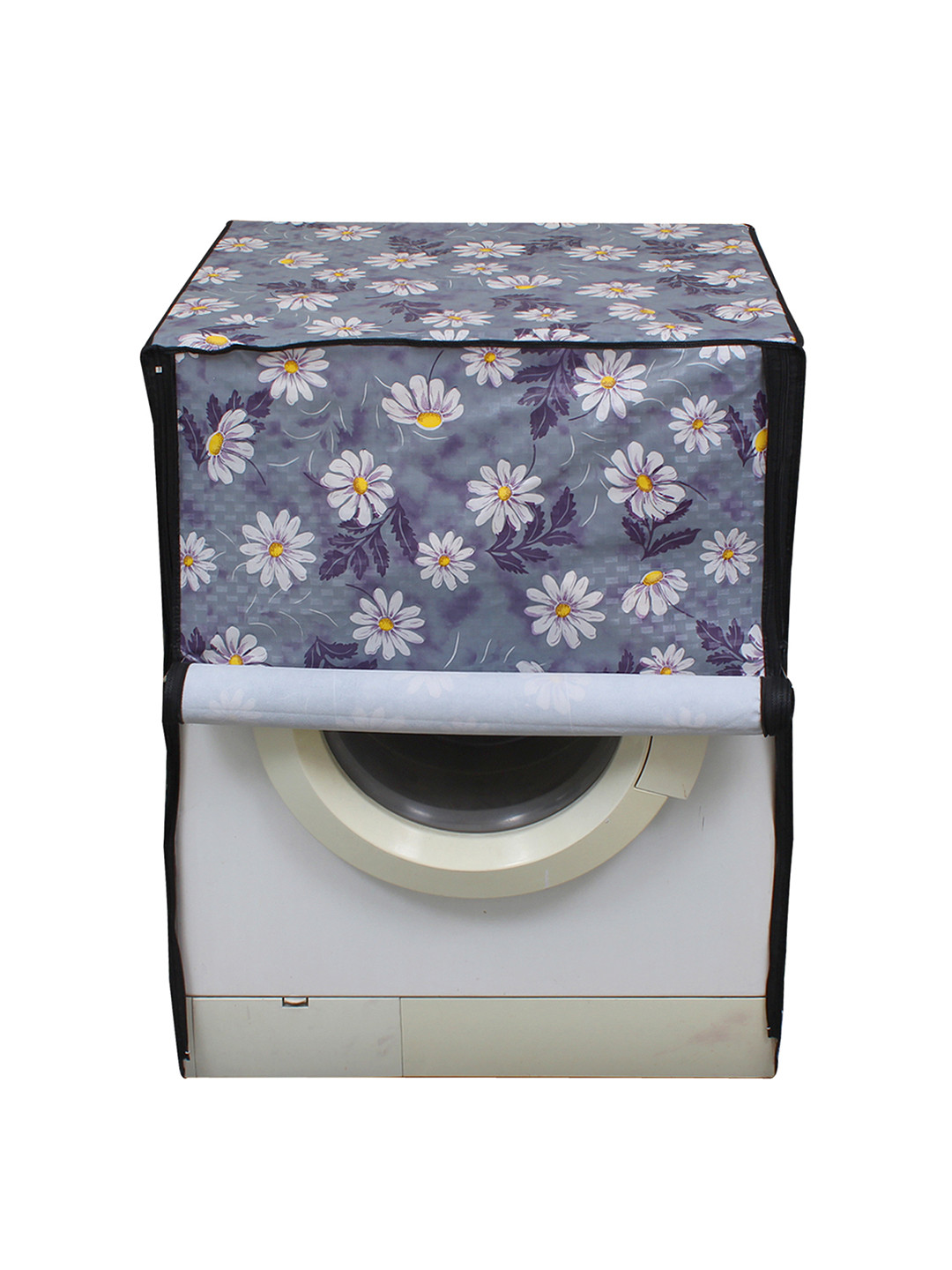 DREAM CARE Blue Printed Front Load Washing Machine Cover