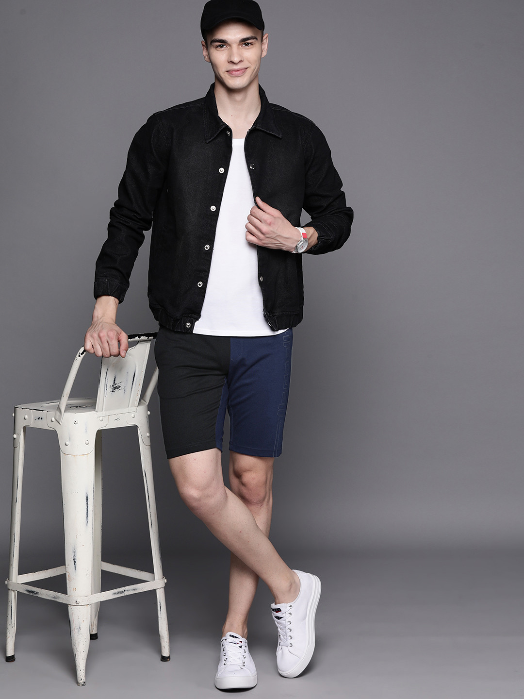 Allen Solly Tribe Men Colourblocked Shorts