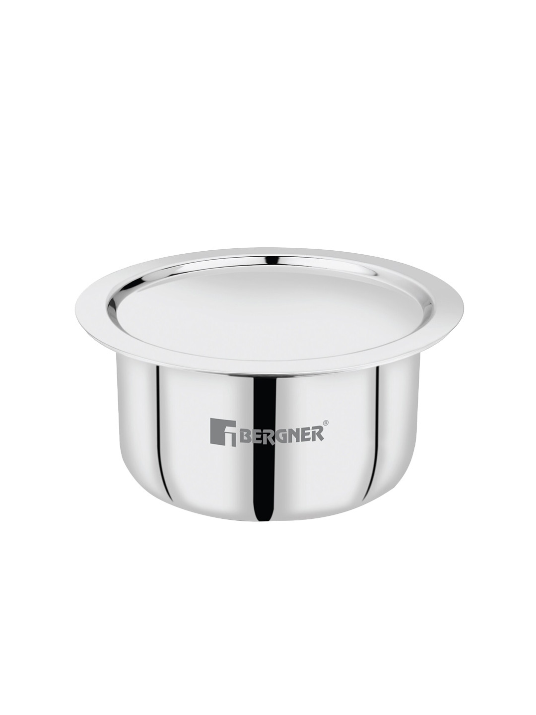BERGNER TriPro Tri-Ply  Induction Bottom Stainless Steel Tope with Steel Lid 5.8L