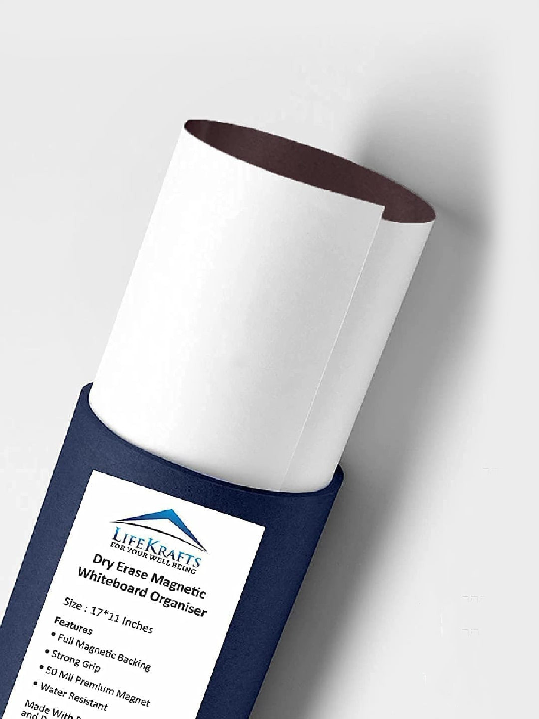 LIfeKrafts White Solid Weekly Planner