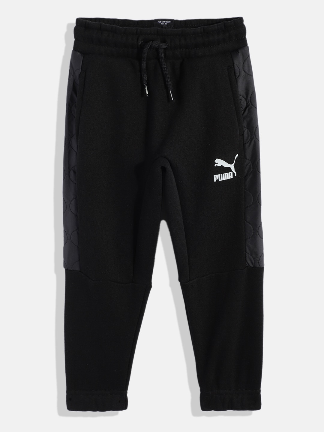 Puma Boys Black Classics Matchers Sweatpants