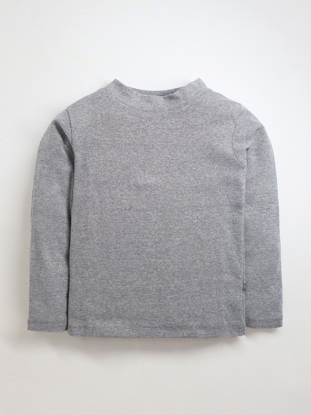 Cherry Crumble Girls Grey The Grizzled Skivvy Top