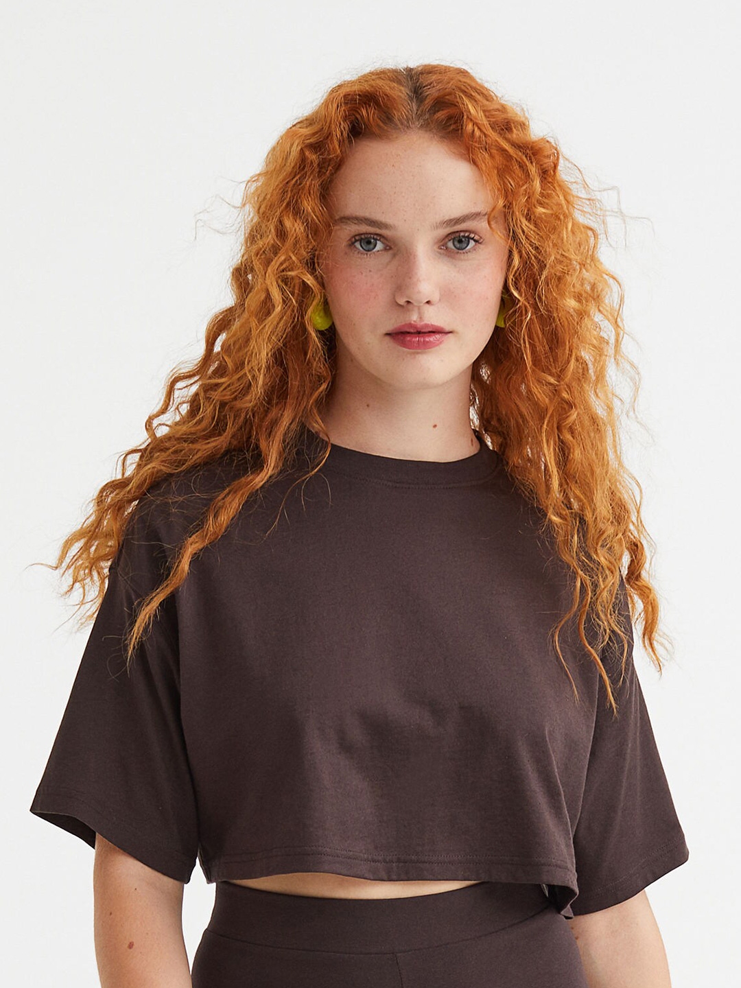 Crop t hotsell shirt h&m