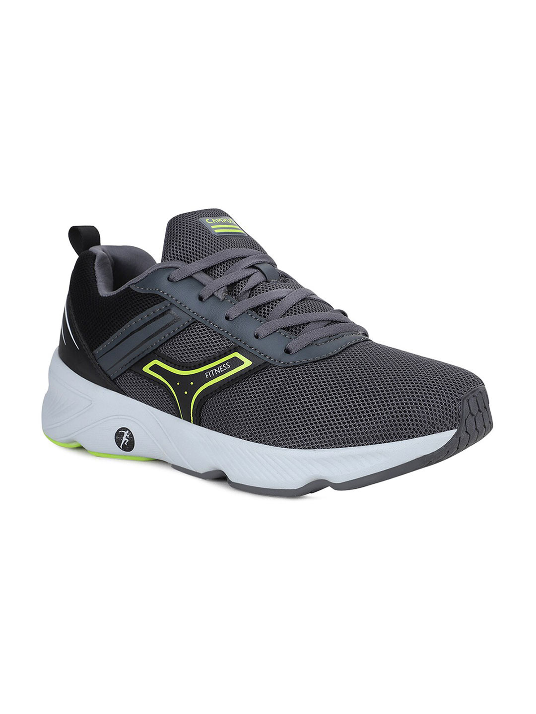 Campus Men Grey Mesh Running Shoes