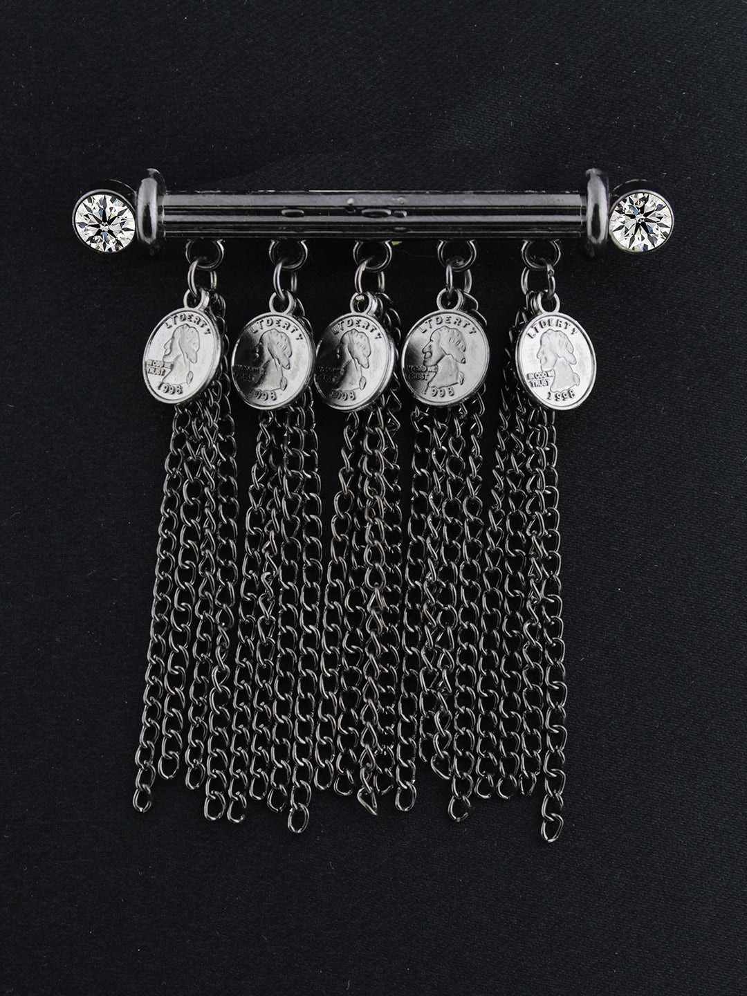 Kavove Grey The Coin Collector Lapel Pin