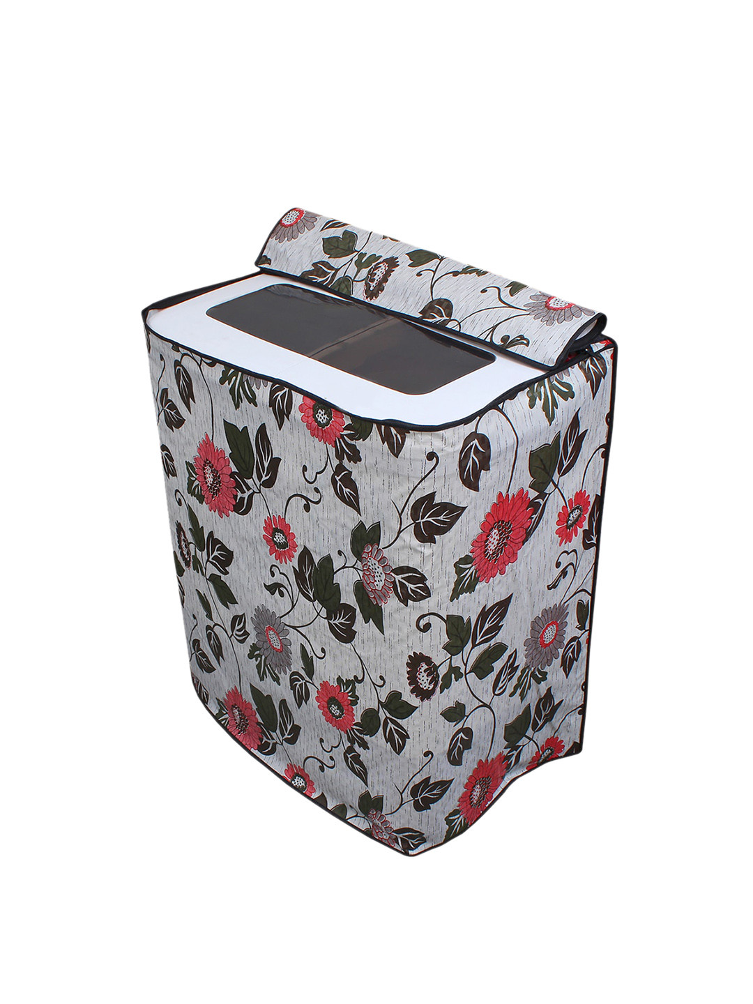 DREAM CARE Grey Printed Top Load Washine Machine Cover