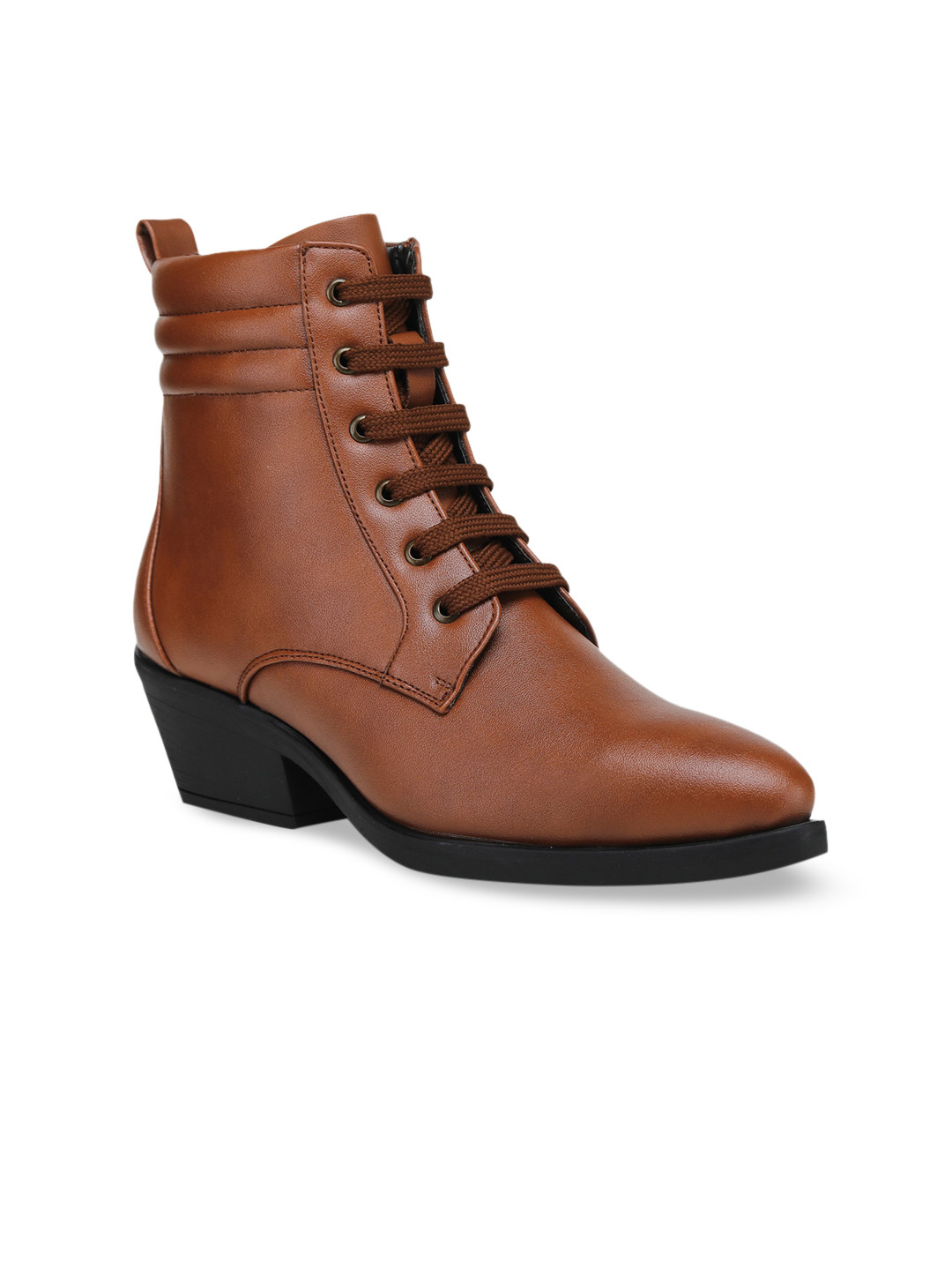 GARDIN Women Tan Colored Solid Regular Boots