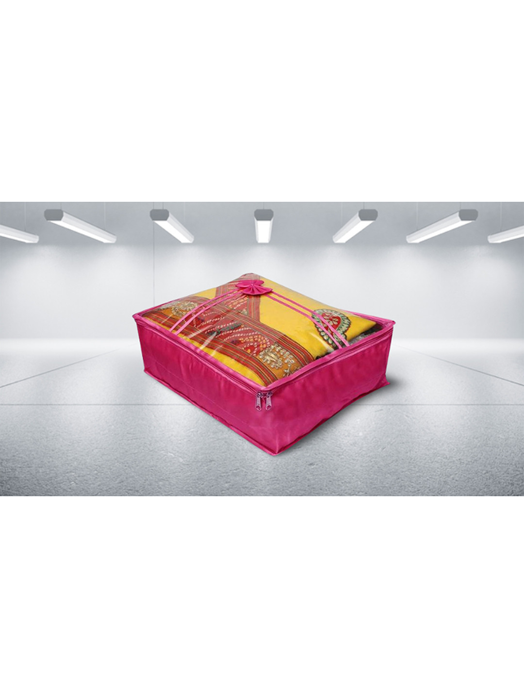 Atorakushon Set of 12 Pink Saree Organizers