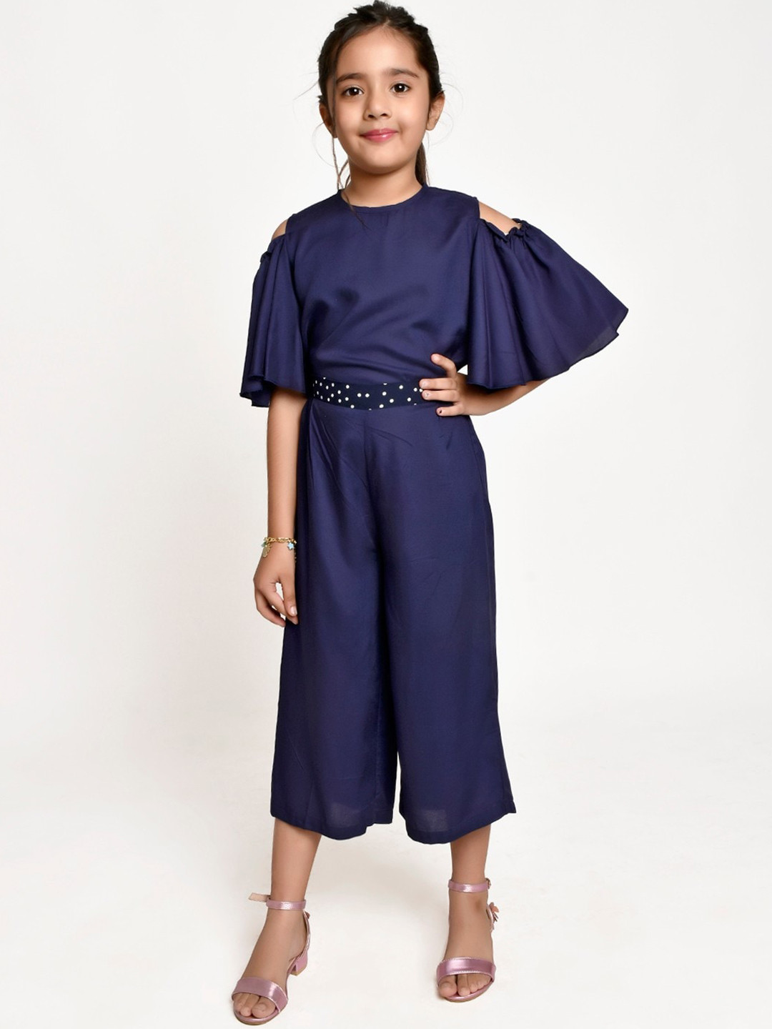 Jelly Jones Girls Navy Blue Clothing Set