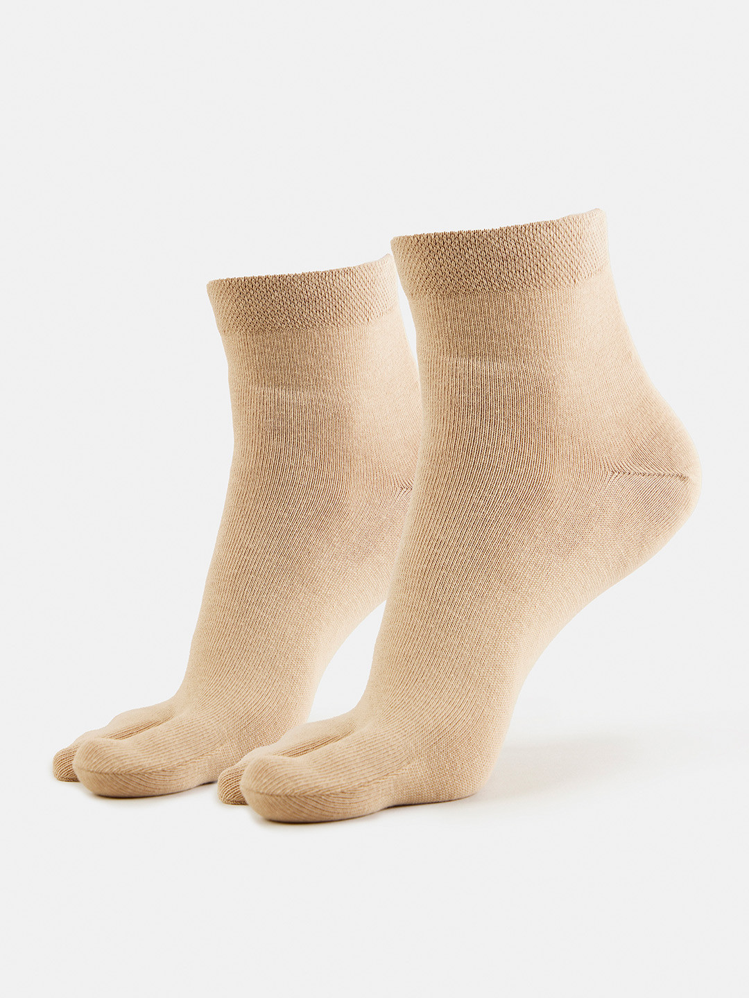 Jockey Pack Of 2 Compact Cotton Stretch Toe Socks with StayFresh Treatment-7487