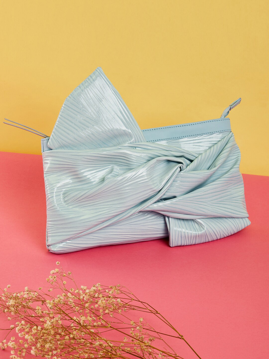 Berrylush Women Blue Clutch