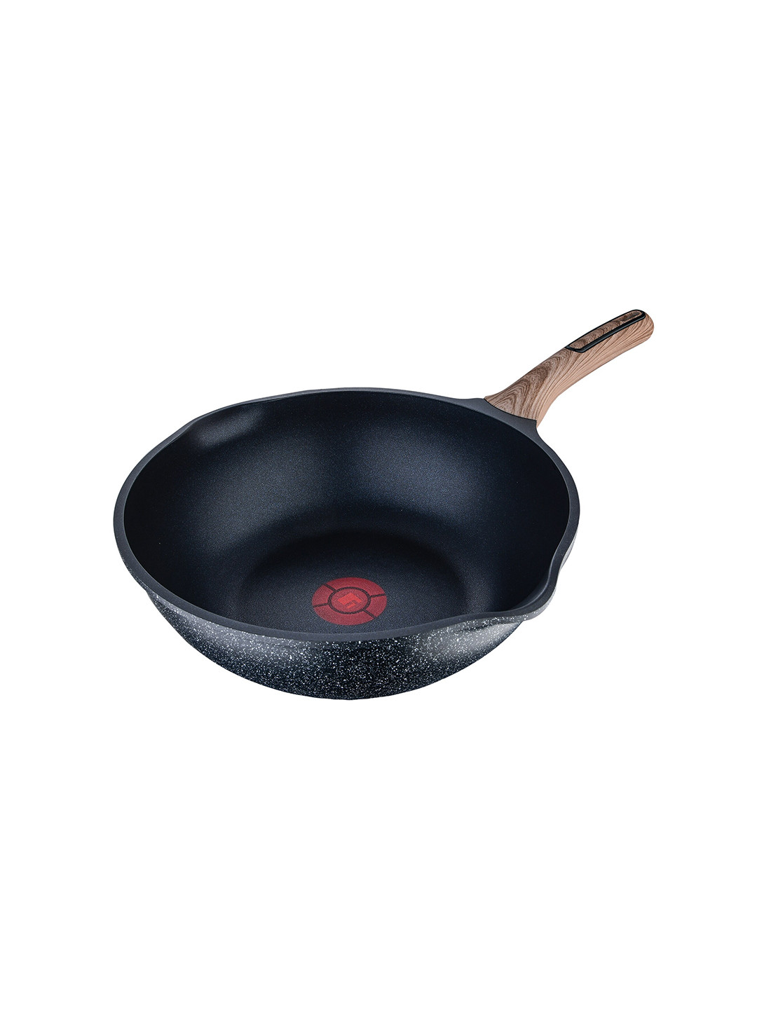Bergner Ultimate ILag Marble Non-Stick 28 cm Wok (4.6 L) with Thermo-Spot Indicator