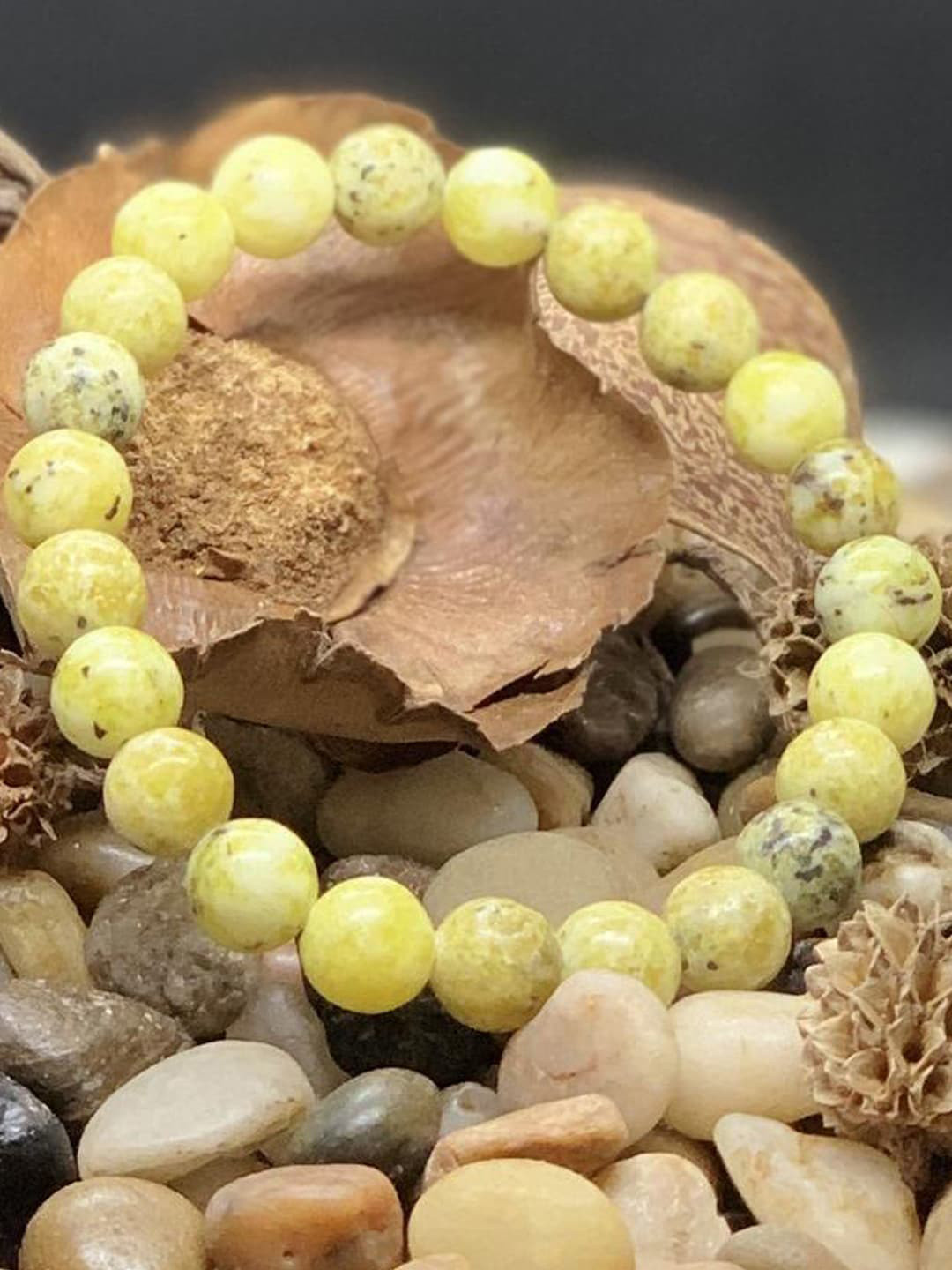 Young & Forever Unisex Lime Green Brass Crystals Bracelet