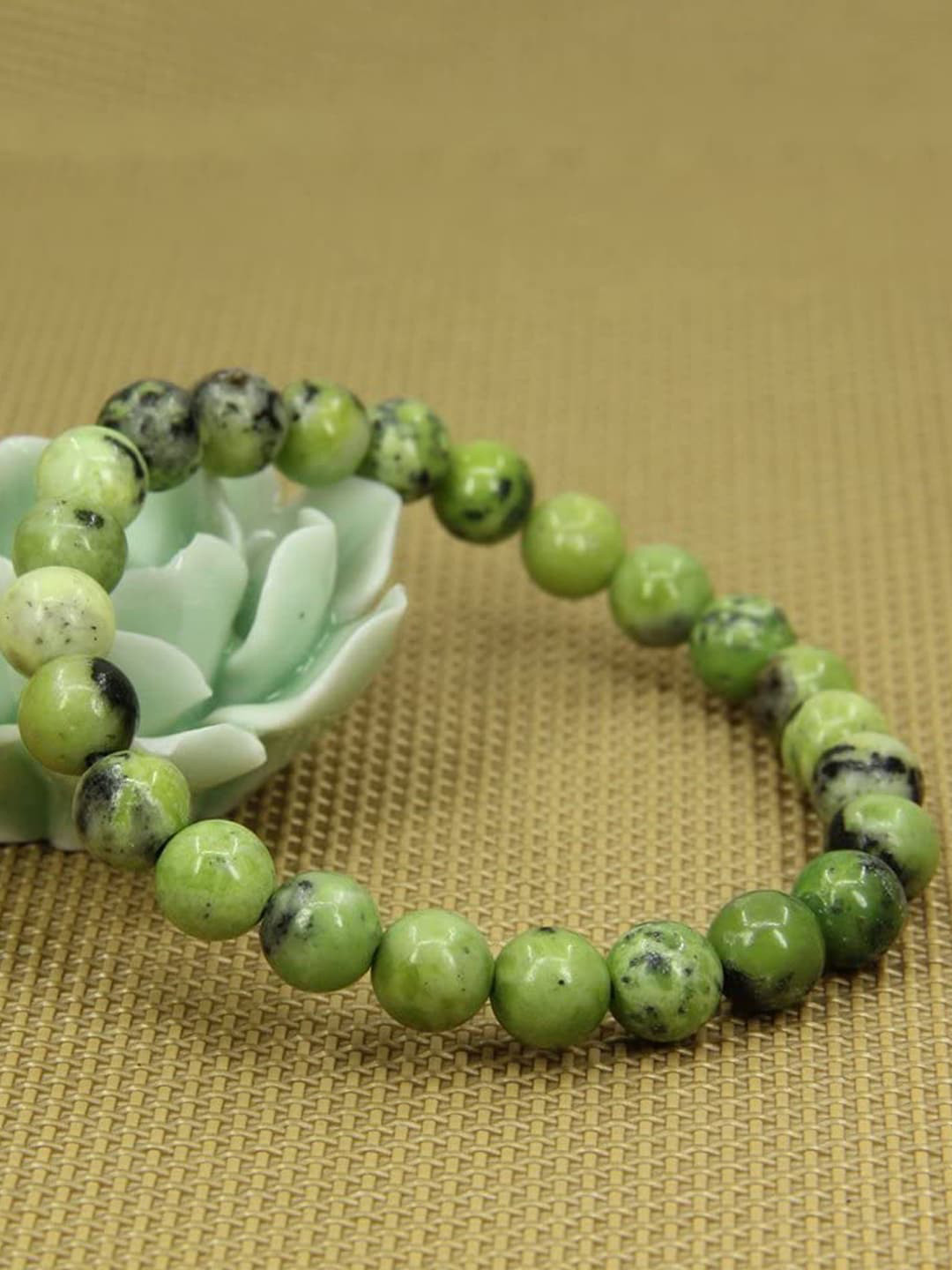 Young & Forever Unisex Green Brass Bracelet