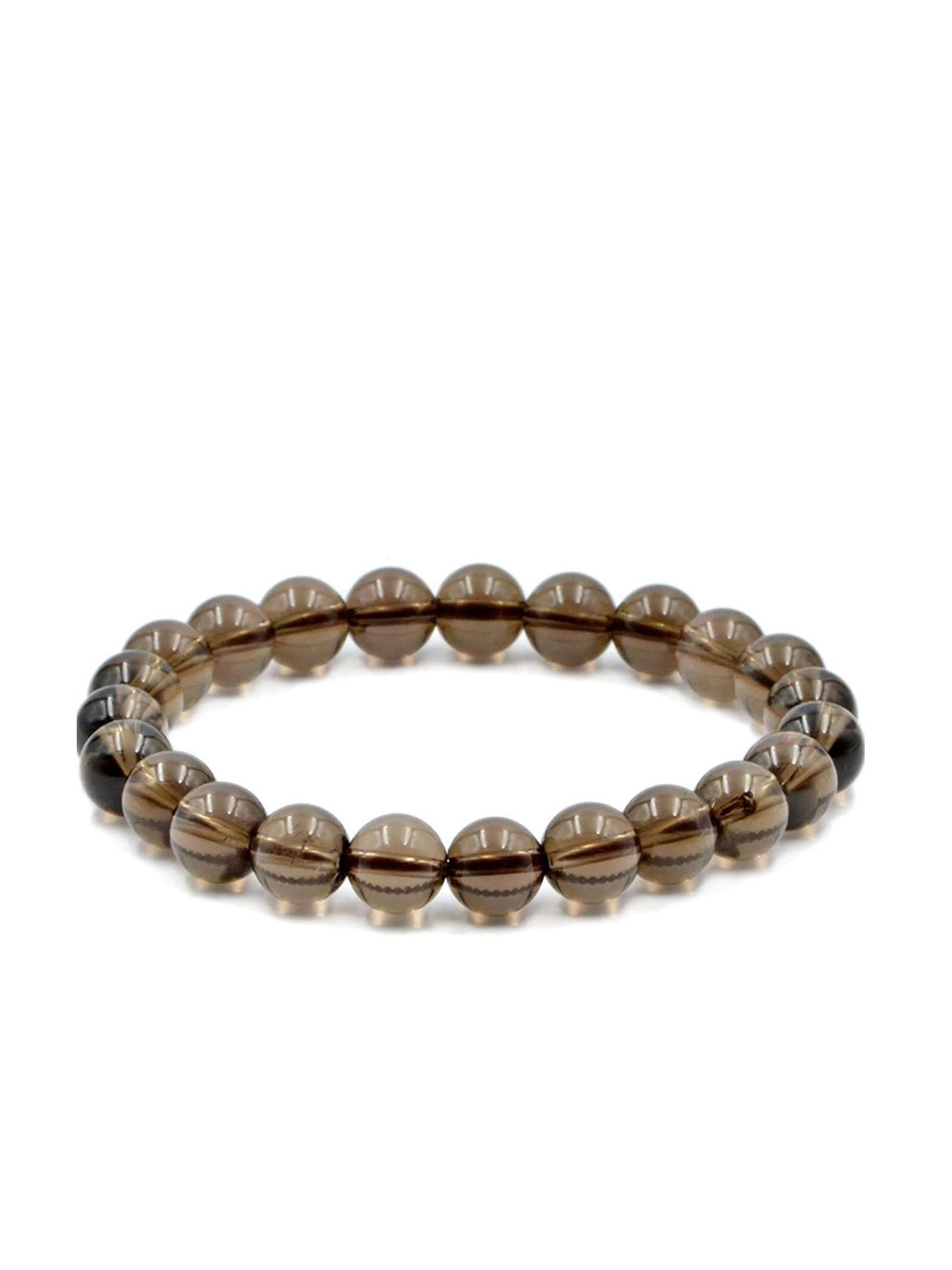 Young & Forever Unisex Brown Brass Crystals Bracelet