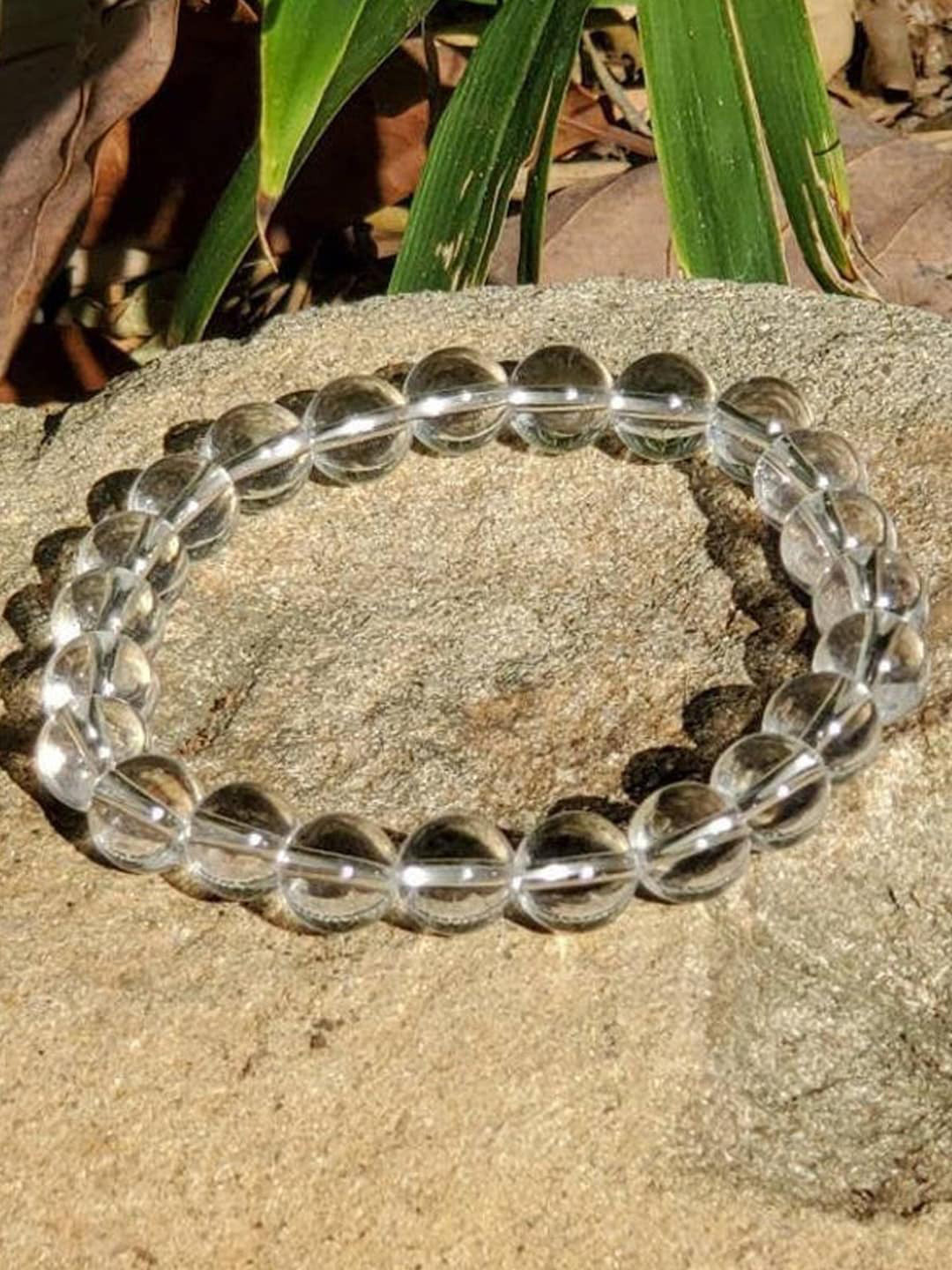 Young & Forever Unisex Transparent Brass Crystals Bracelet