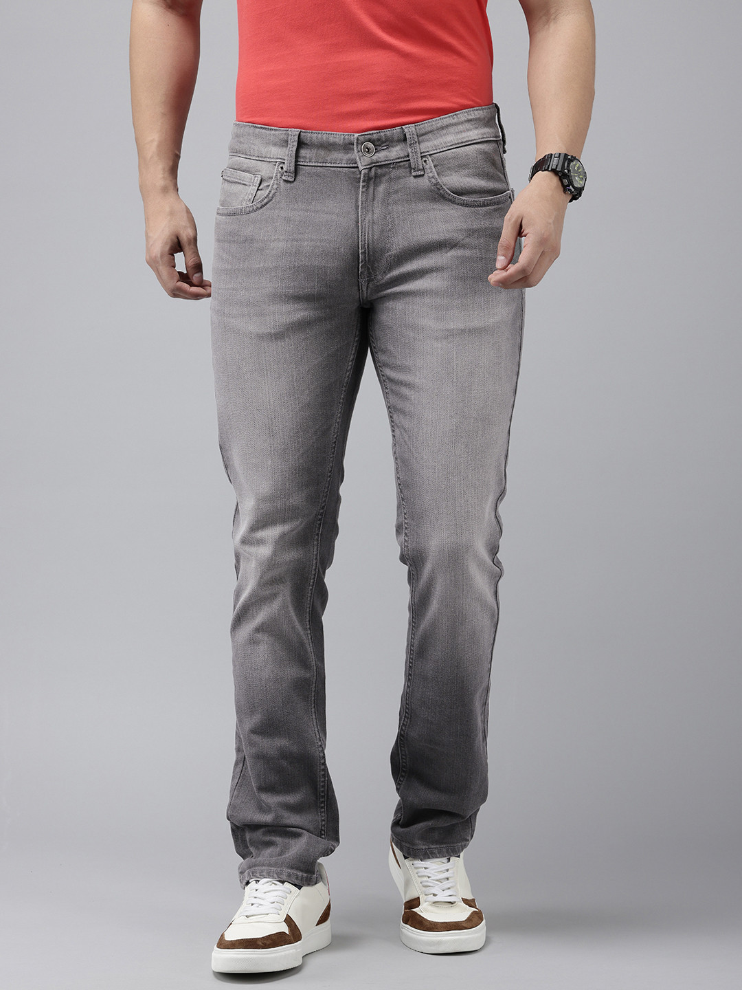 SPYKAR Men Rover Regular Fit Light Fade Stretchable Jeans