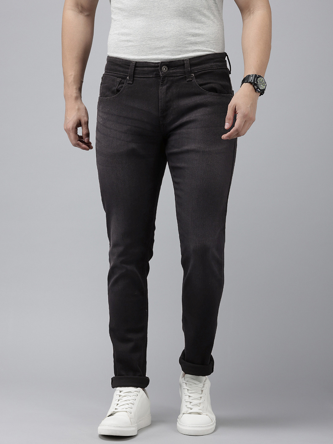 SPYKAR Men Rafter Regular Low-Rise Light Fade Stretchable Jeans