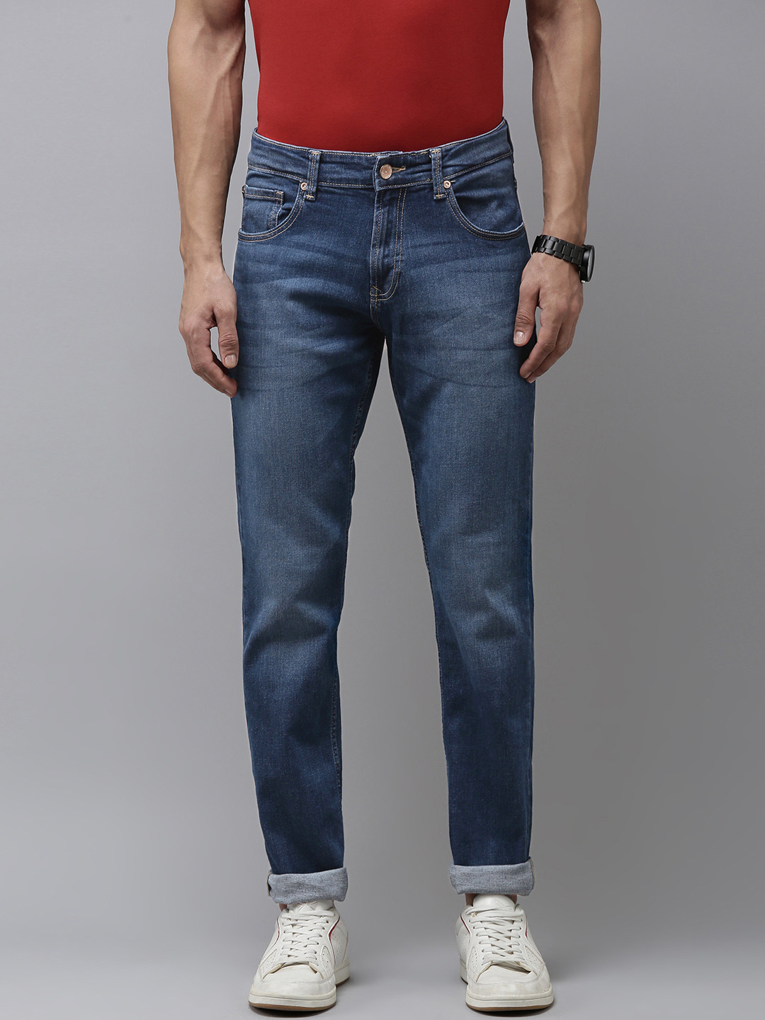 SPYKAR Men Ricardo Relaxed Fit Light Fade Stretchable Jeans