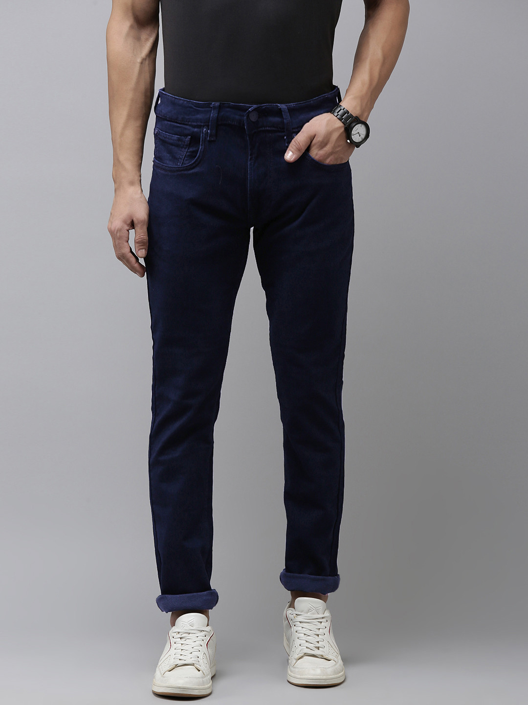 SPYKAR Men Rovers Mid-Rise Stretchable Jeans