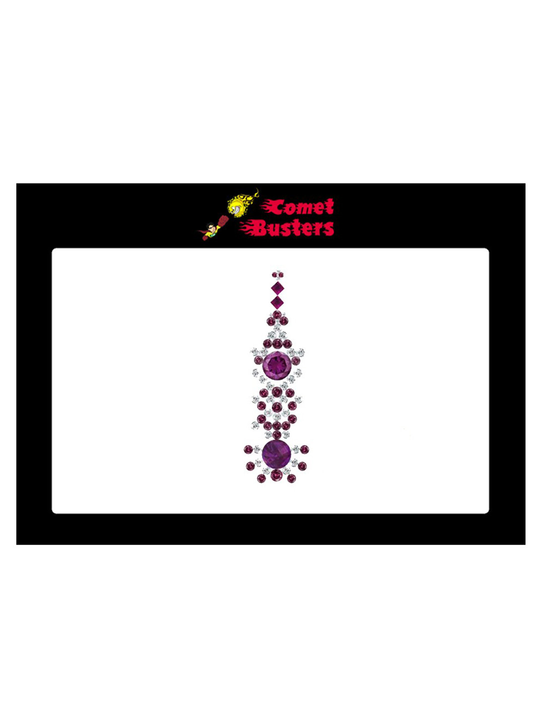 Comet Busters Women Purple Matte Bindi