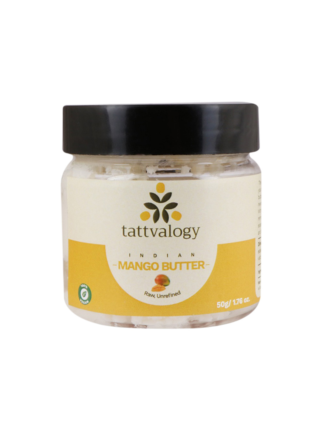 Tattvalogy Raw Unprocessed & Unrefined Mango Butter - 50g