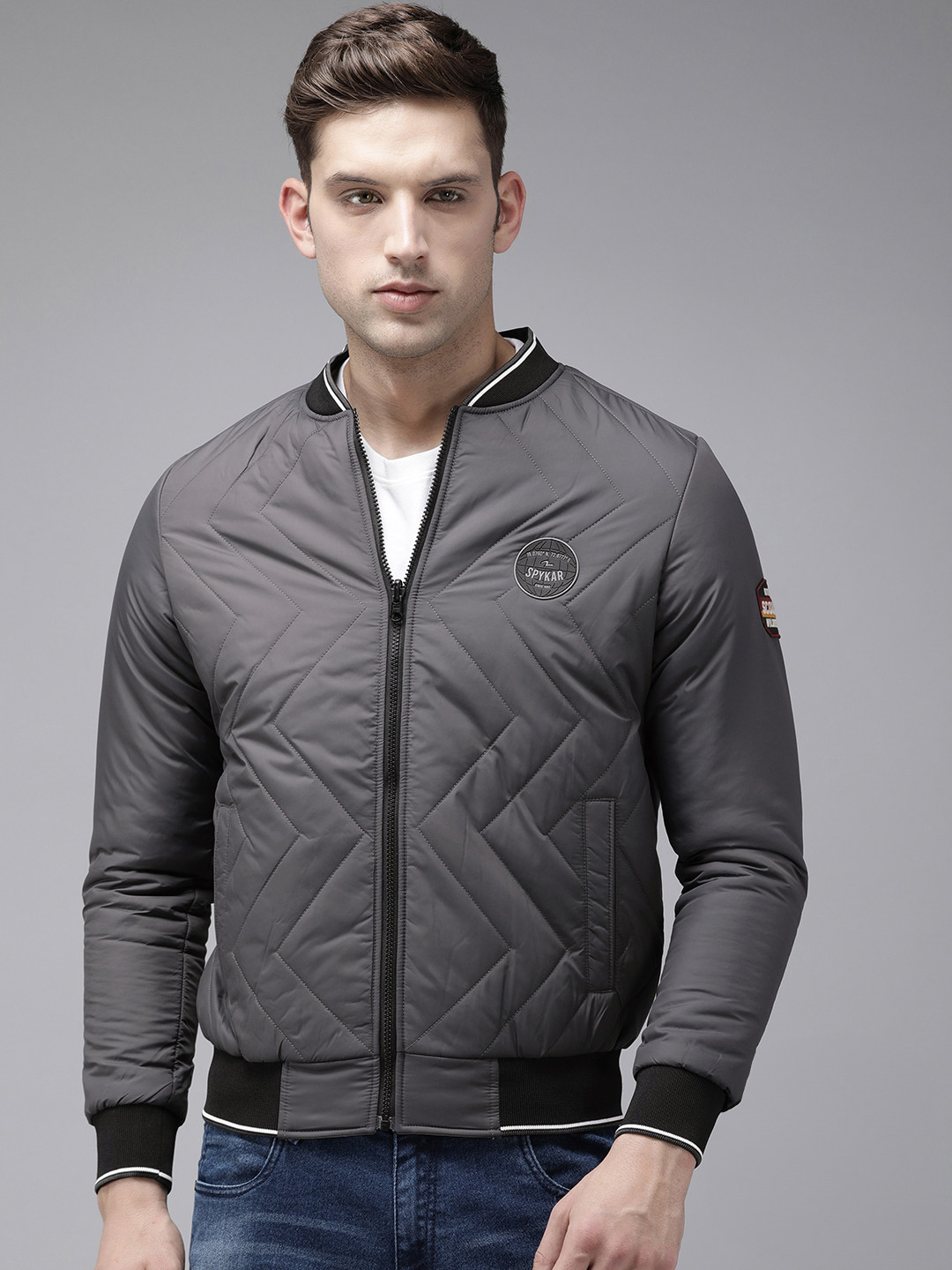 SPYKAR Reversible Padded Bomber Jacket