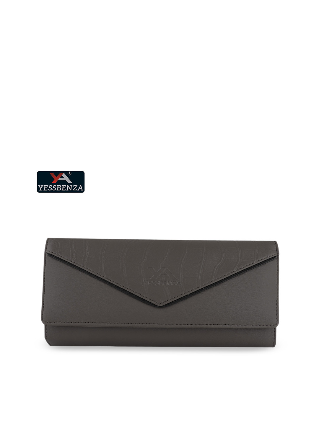 YESSBENZA Women Grey Envelope Clutches