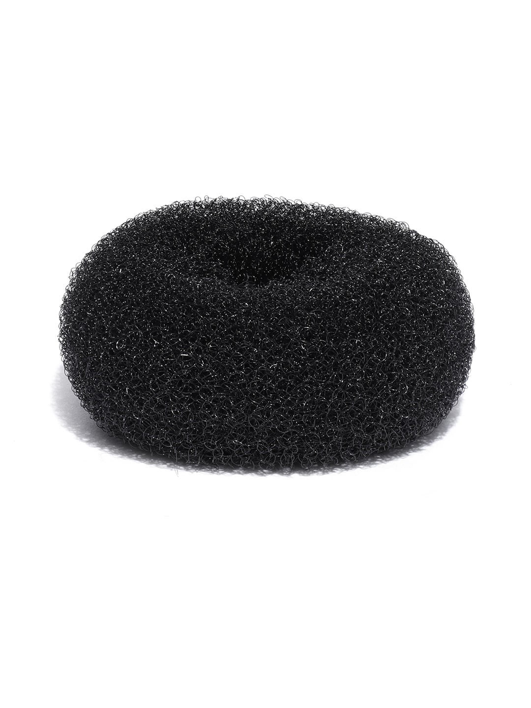 CHRONEX Set of 3 Women Black Donuts Bun Maker Hair Accessory Set