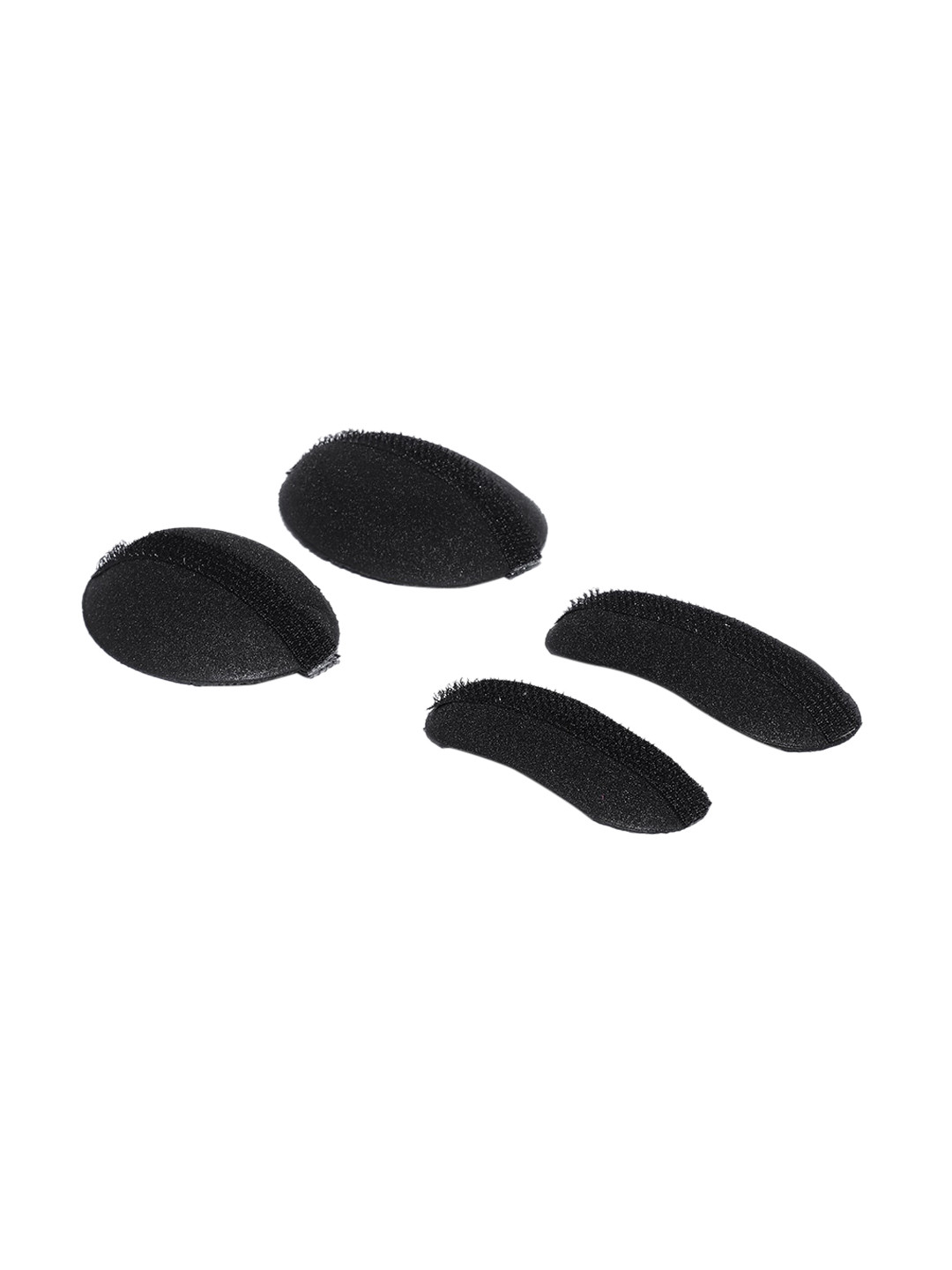 CHRONEX Women Black Set of 4 Puff Bun Hair Accessory Set