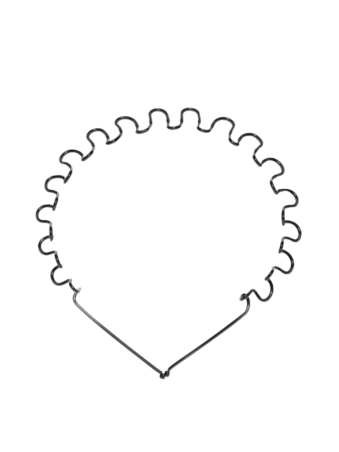 CHRONEX Set Of 2 Metal Wire Curled Hair Band